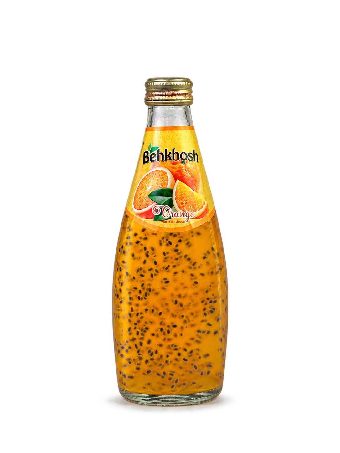 نوشیدنی حاوی بذر ریحان پرتقال